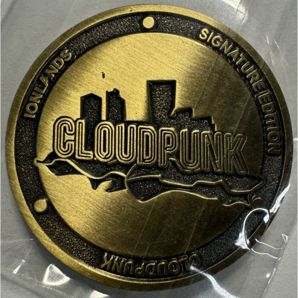 Cloudpunk Signature Edition Collector Coin Promo Video Game Challenge Token